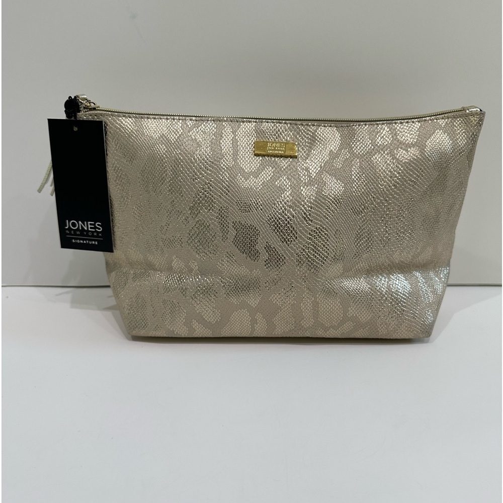 Jones New York Signature Clutch Purse - Gold (NWT) - Picture 1 of 11